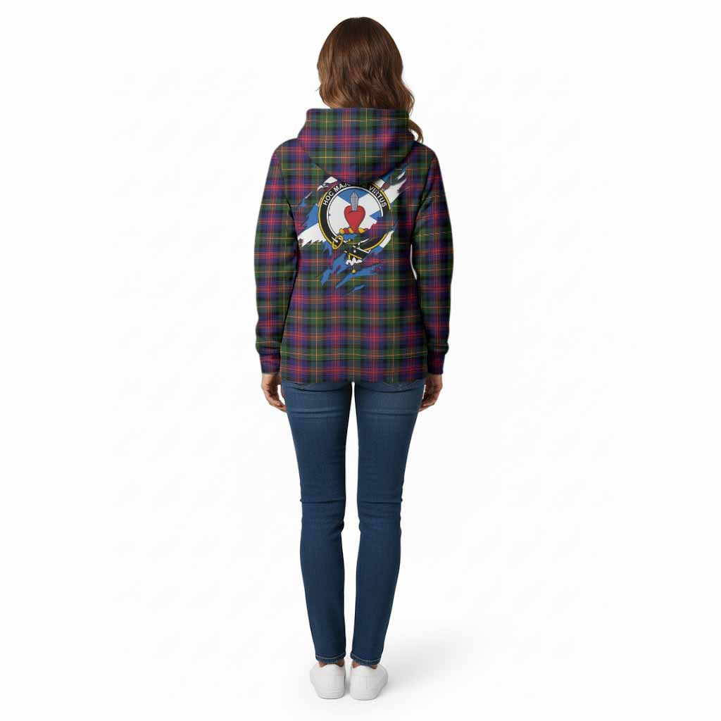 Logan Clan Crest In Me Tartan Cotton Hoodie Scotland Flag Style