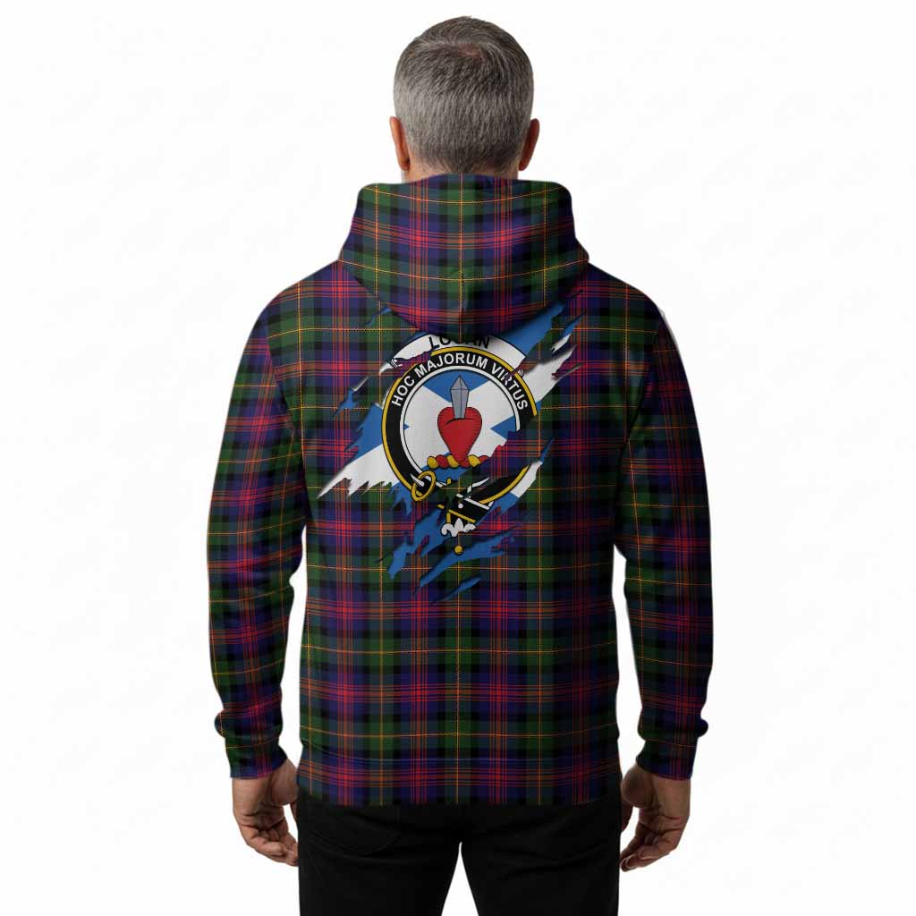 Logan Clan Crest In Me Tartan Hoodie Scotland Flag Style