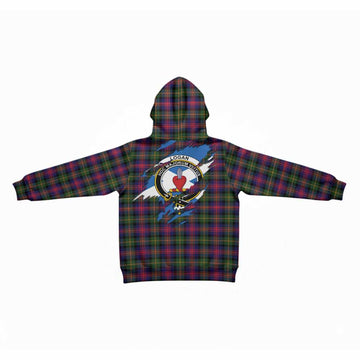 Logan Clan Crest In Me Tartan Kid Hoodie Scotland Flag Style