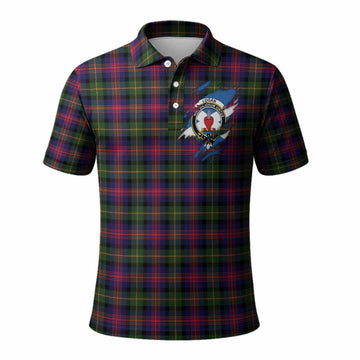Logan Clan Crest In Me Tartan Polo Shirt Scotland Flag Style