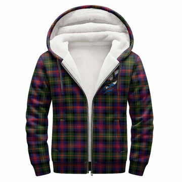 Logan Clan Crest In Me Tartan Sherpa Hoodie Scotland Flag Style
