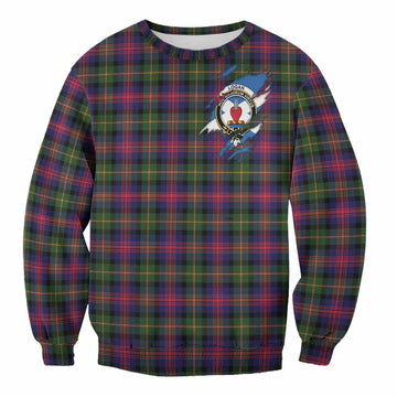 Logan Clan Crest In Me Tartan Sweatshirt Scotland Flag Style