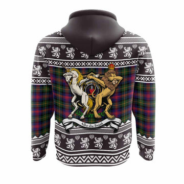 Logan Clan Tartan Crest Christmas Hoodie Coat of Arms Funny Style