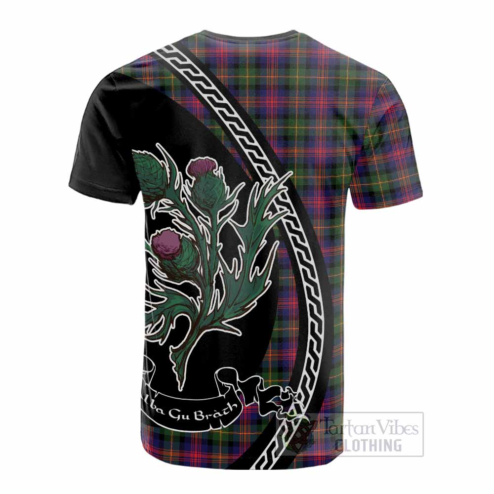 Logan Family Crest Tartan Cotton T-shirt Alba Thistle Inspired - Tartan Vibes Clothing