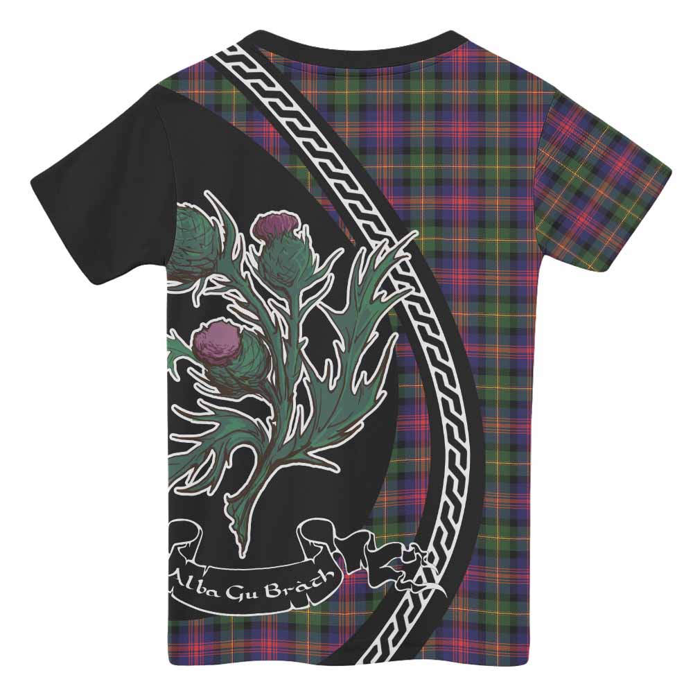 Logan Family Crest Tartan Kid T-shirt Alba Thistle Inspired - Tartan Vibes Clothing