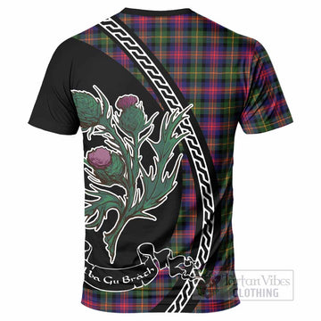 Logan Family Crest Tartan T-Shirt Alba Thistle Inspired - Tartan Vibes Clothing