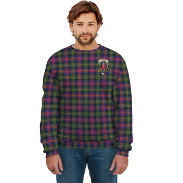 Logan Modern Tartan Sweatshirt with Family Crest