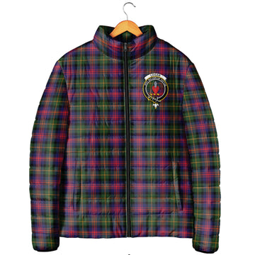 Logan Tartan Padded Jacket with Family Crest
