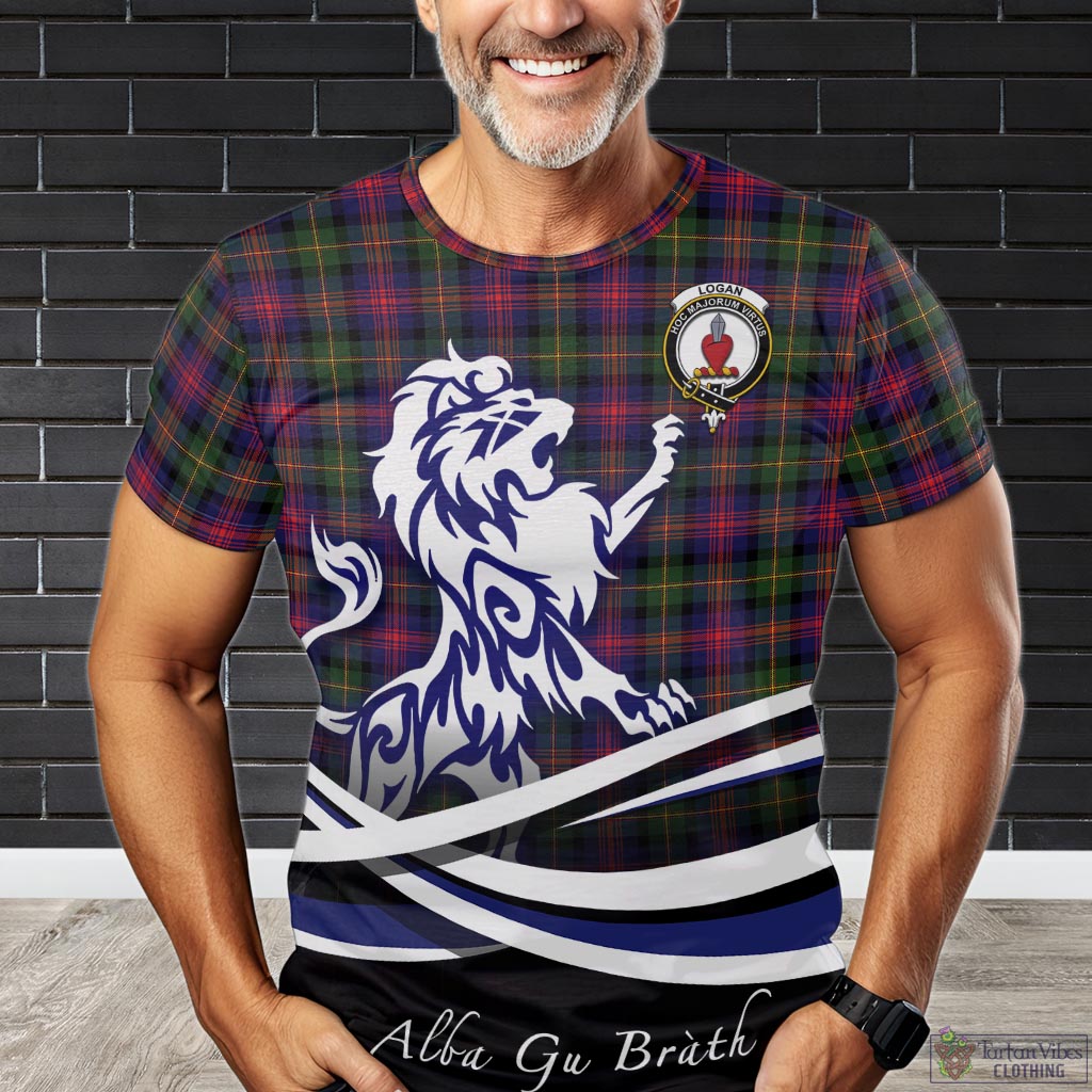 logan-modern-tartan-t-shirt-with-alba-gu-brath-regal-lion-emblem