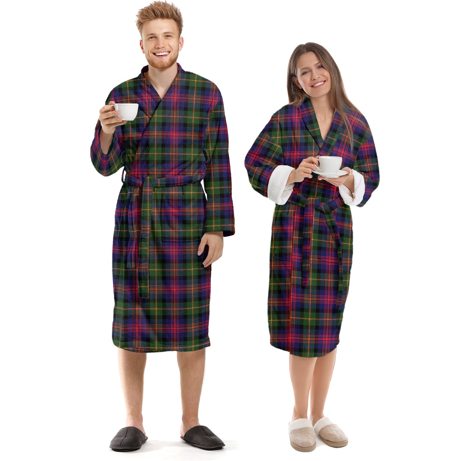 Logan Tartan Bathrobe Unisex S - Tartan Vibes Clothing