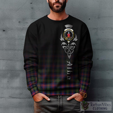 Logan Modern Tartan Sweatshirt Featuring Alba Gu Brath Family Crest Celtic Inspired