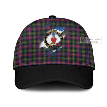Logan Modern Tartan Classic Cap with Family Crest In Me Style