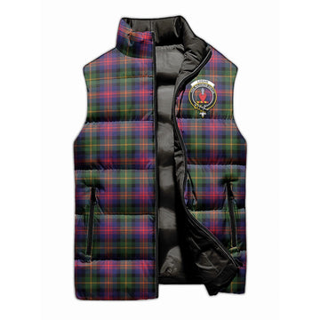 Logan Modern Tartan Sleeveless Puffer Jacket with Family Crest