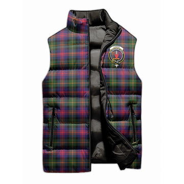 Logan Tartan Sleeveless Puffer Jacket with Family Crest