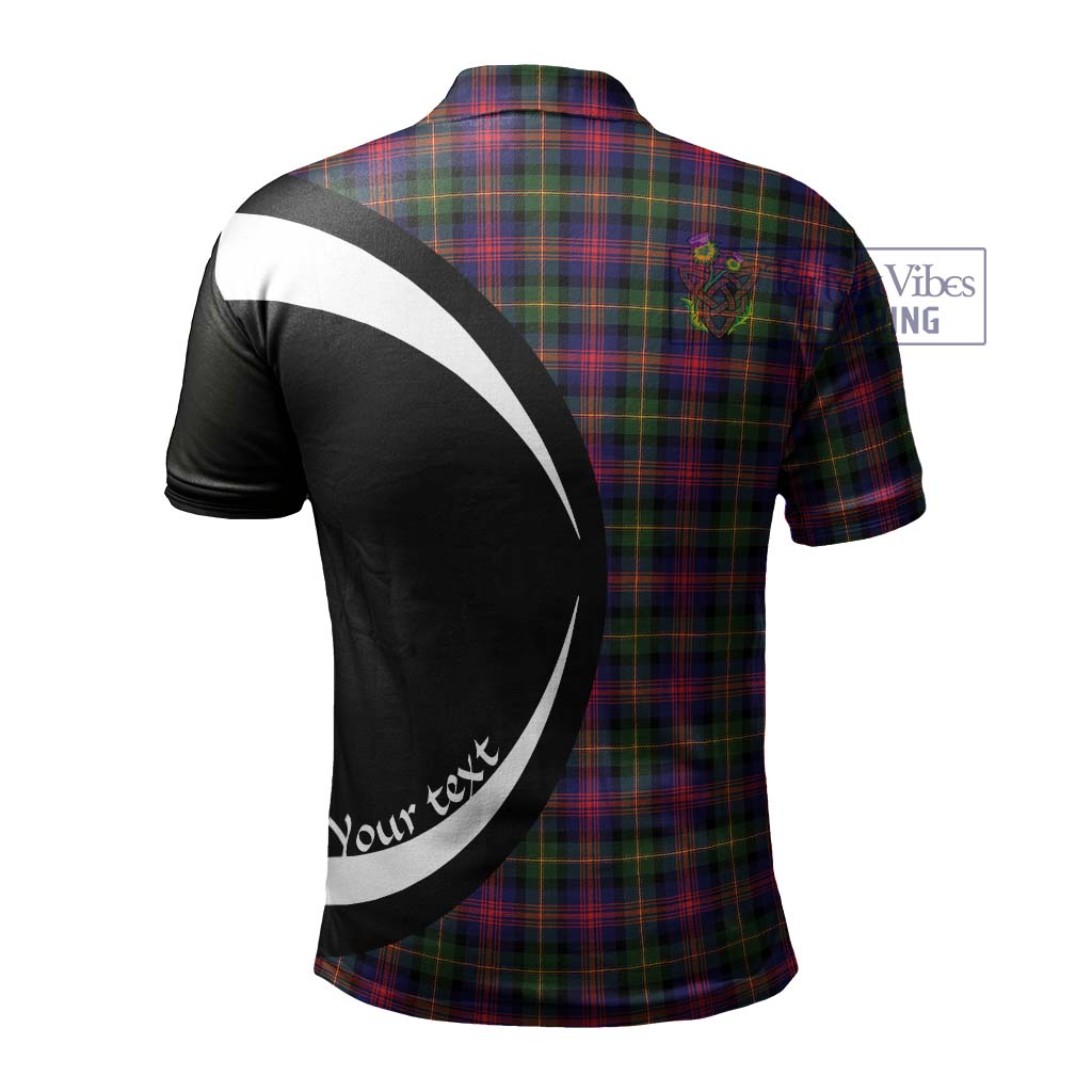 Logan Tartan Men's Polo Shirt with Family Crest Circle Style - Tartan Vibes Clothing