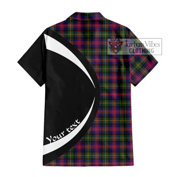 Logan Tartan Hawaiian Shirt with Family Crest Circle Style