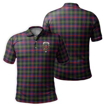 Logan Tartan Men's Polo Shirt with Family Crest