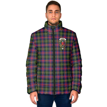 Logan Tartan Padded Jacket with Family Crest