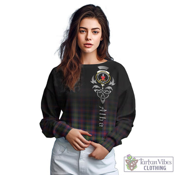 Logan Tartan Sweatshirt Featuring Alba Gu Brath Family Crest Celtic Inspired