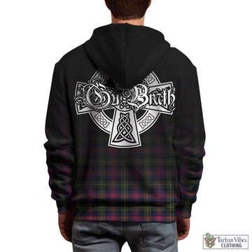 Logan Tartan Hoodie Featuring Alba Gu Brath Family Crest Celtic Inspired
