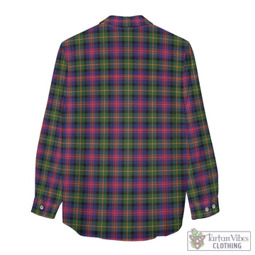 Logan Tartan Women's Casual Shirt with Family Crest