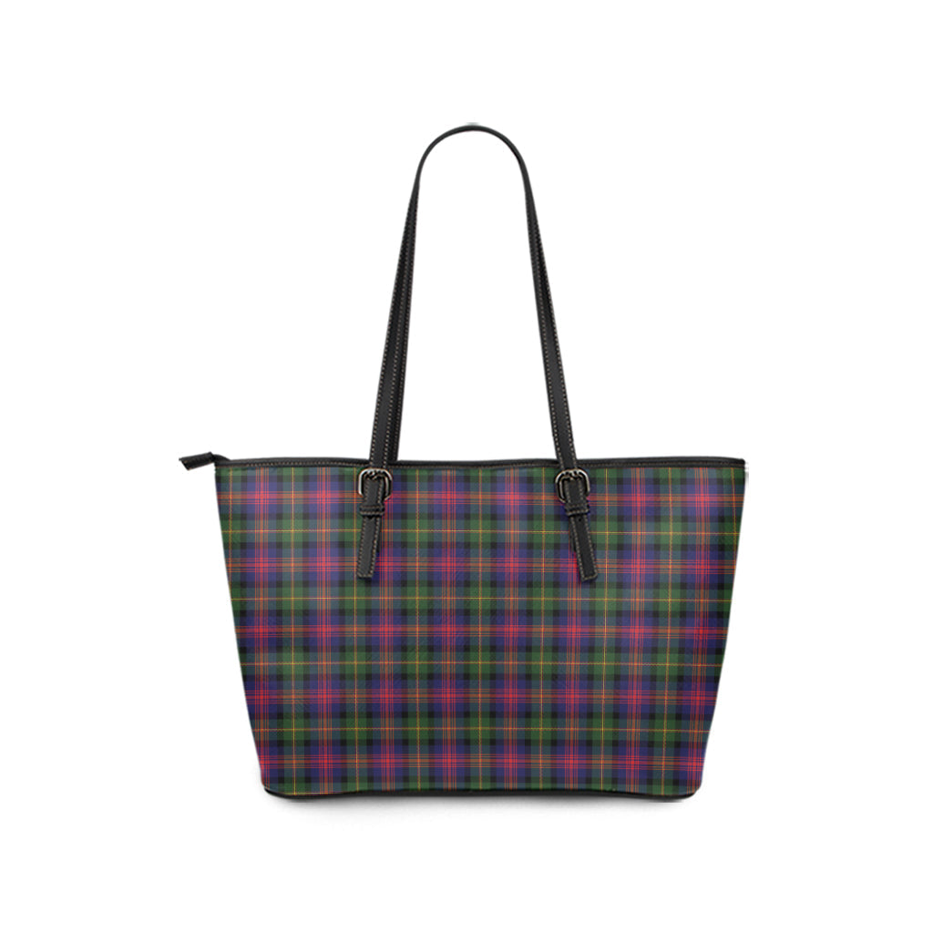 Logan Tartan Leather Tote Bag - Tartan Vibes Clothing