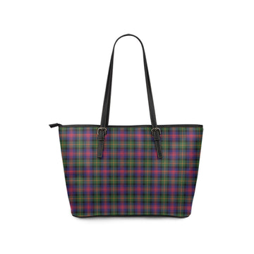 Logan Tartan Leather Tote Bag