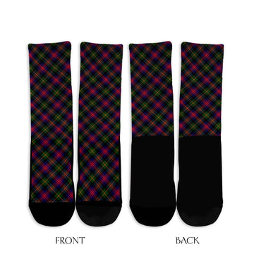 Logan Tartan Crew Socks Cross Style