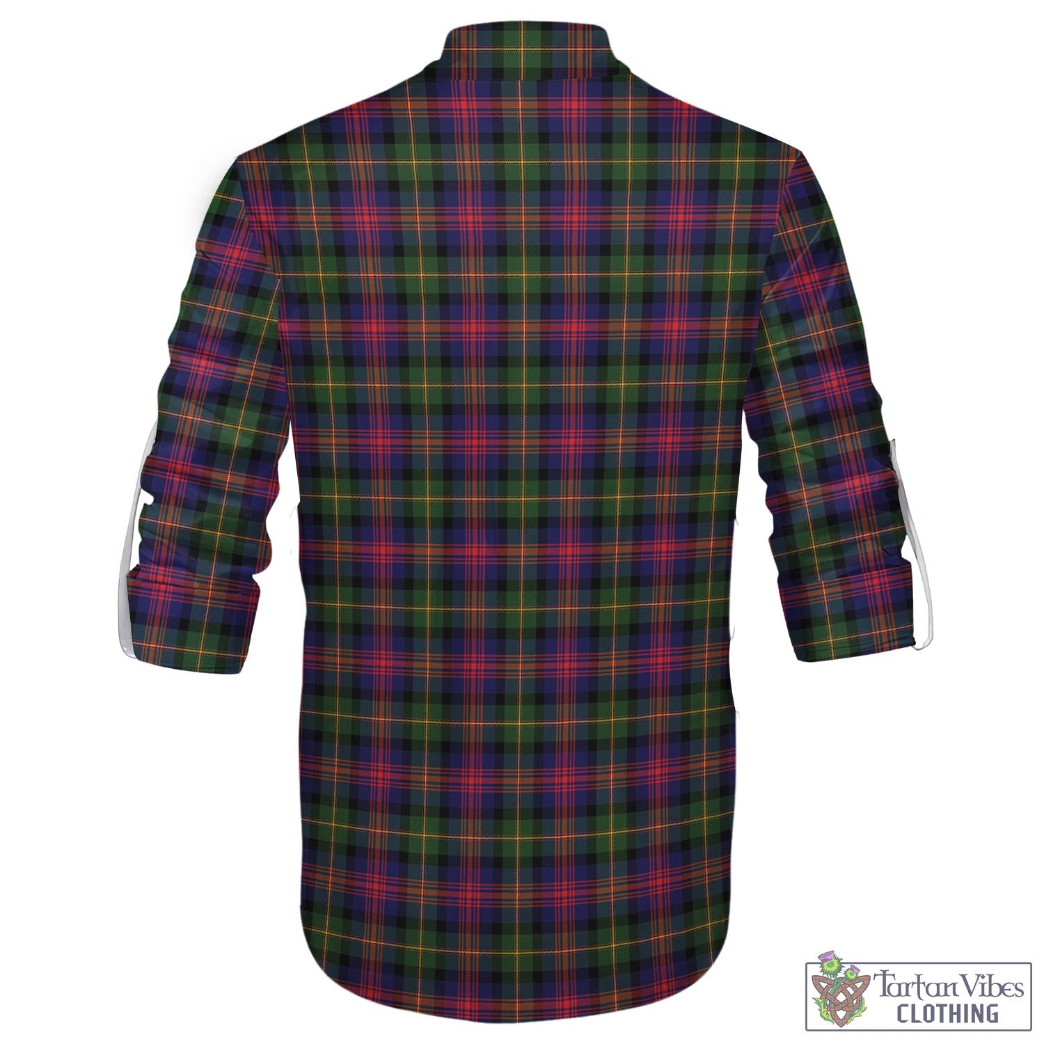 Tartan Vibes Clothing Logan Modern Tartan Men's Scottish Traditional Jacobite Ghillie Kilt Shirt