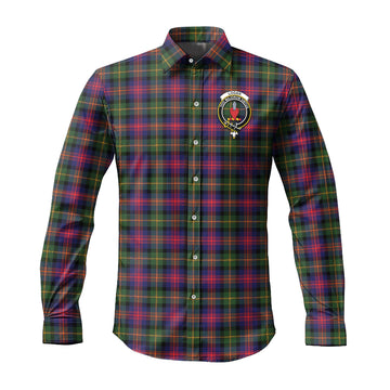 Logan Tartan Long Sleeve Button Up Shirt with Family Crest