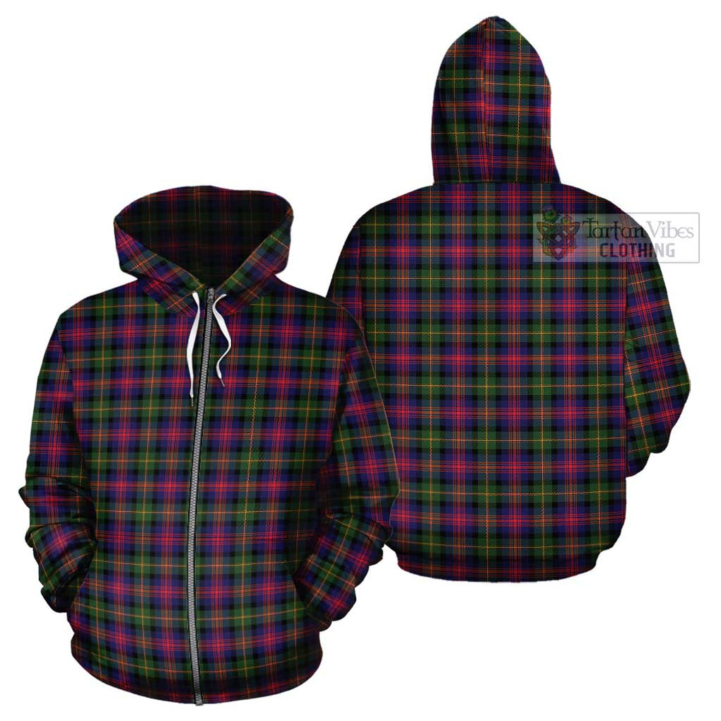 Logan Tartan Cotton Hoodie Zip Hoodie - Tartan Vibes Clothing