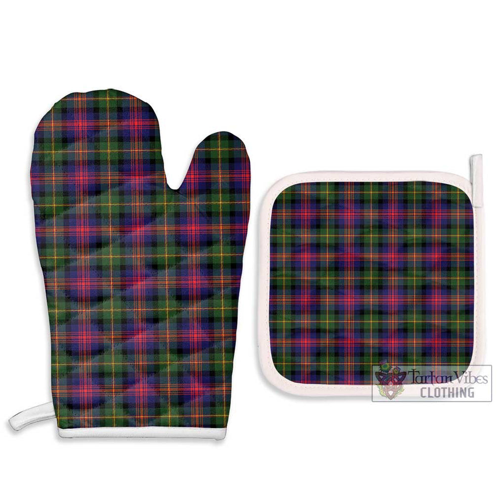 Logan Tartan Combo Oven Mitt & Pot-Holder Combo 1 Oven Mitt & 2 Pot-Holder White - Tartan Vibes Clothing