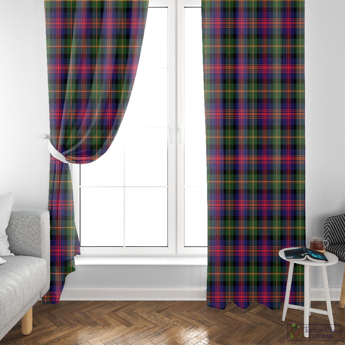 Logan Modern Tartan Window Curtain
