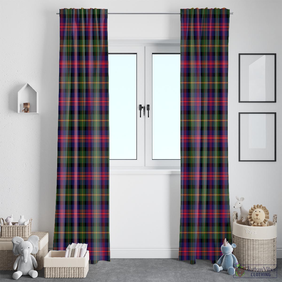 Logan Modern Tartan Window Curtain