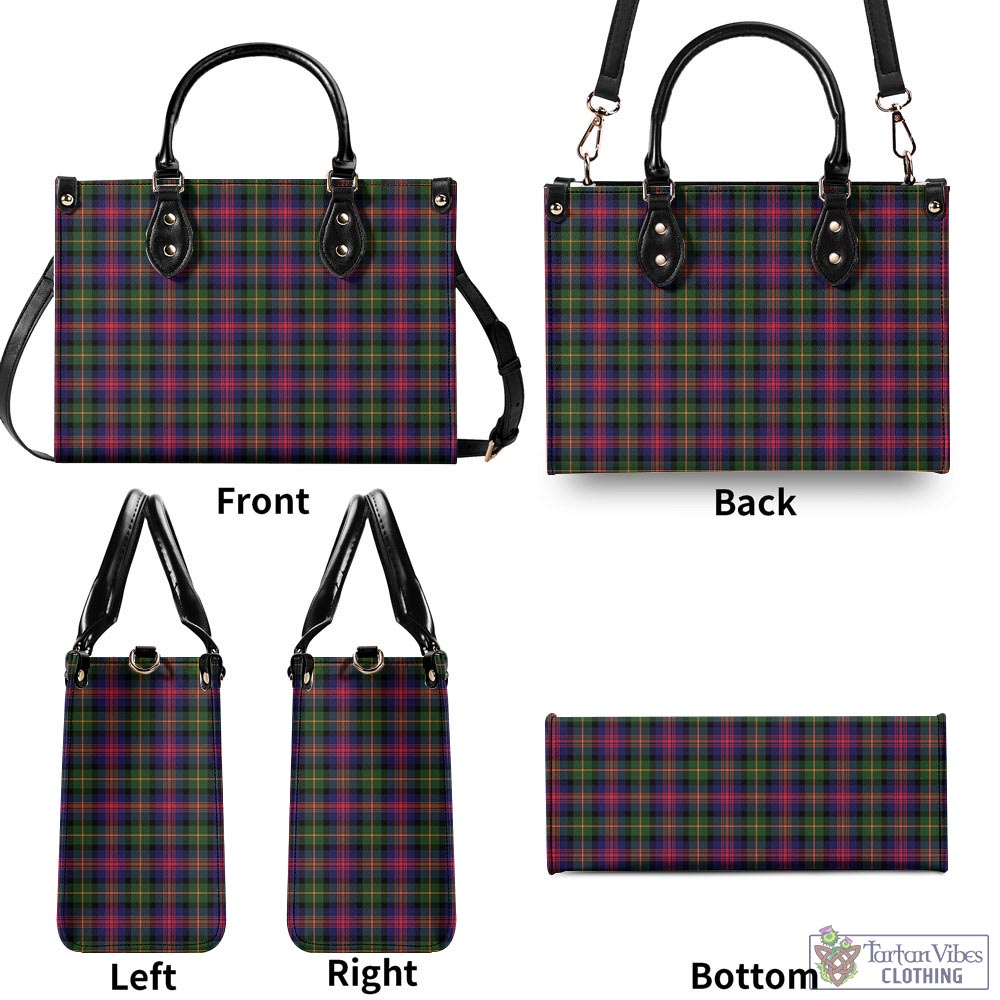 Tartan Vibes Clothing Logan Modern Tartan Luxury Leather Handbags