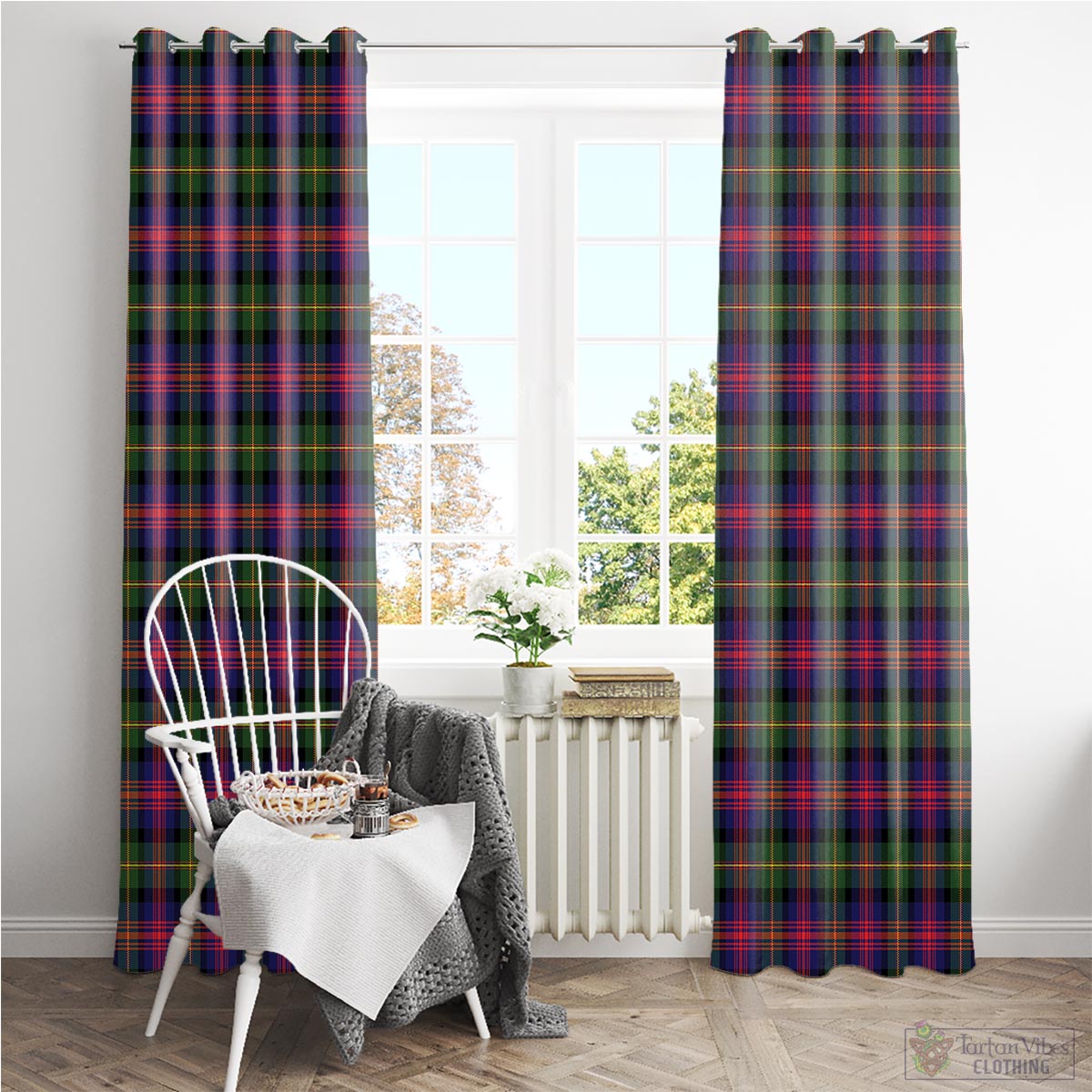 Logan Modern Tartan Window Curtain