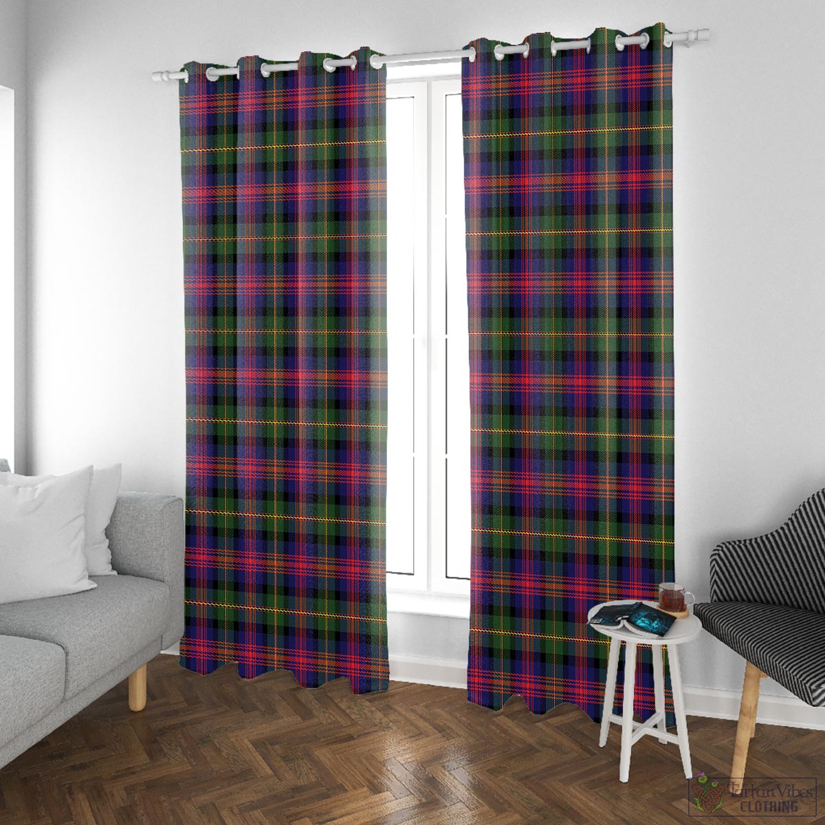 Logan Modern Tartan Window Curtain
