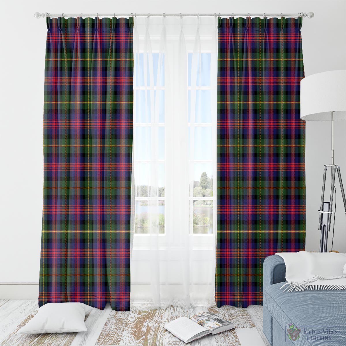 Logan Modern Tartan Window Curtain