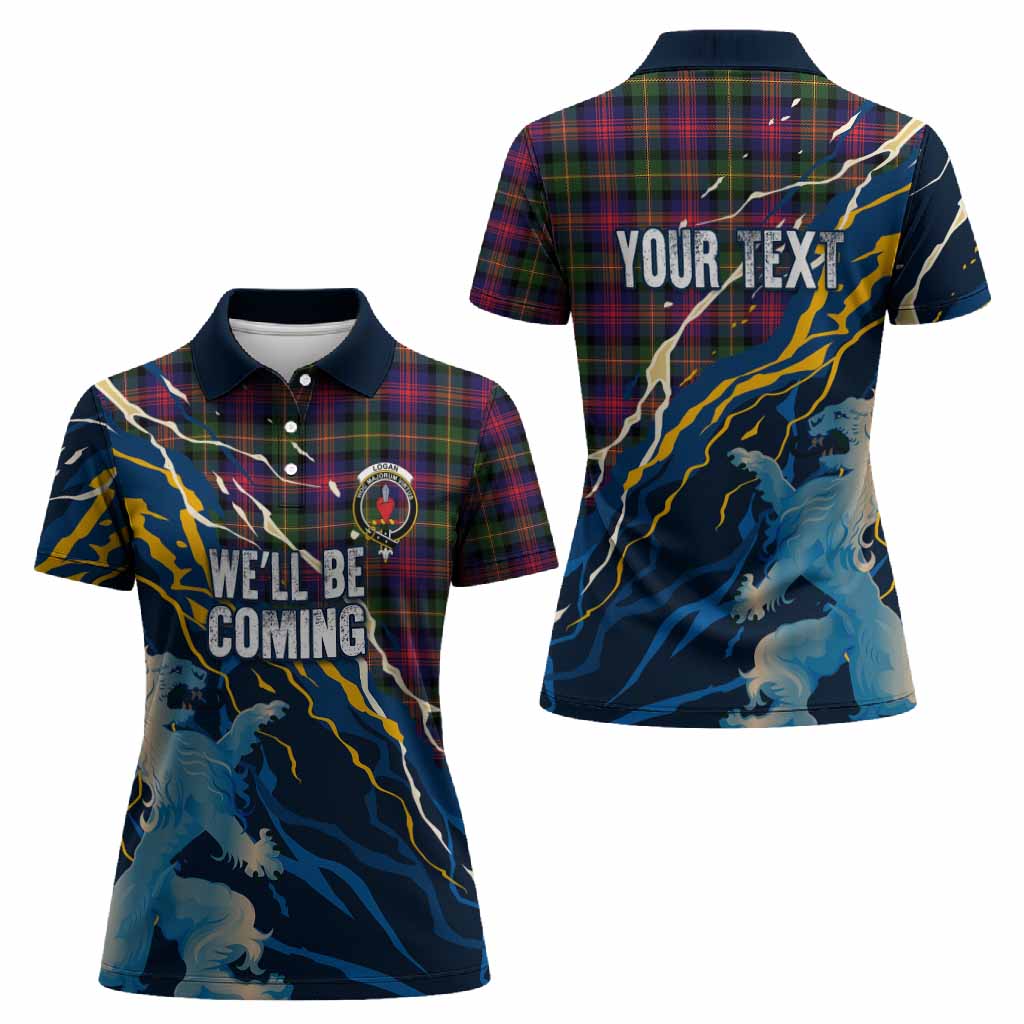 Logan Scotland Tartan Women Polo Shirt WC2026 Football - We'll Be Coming