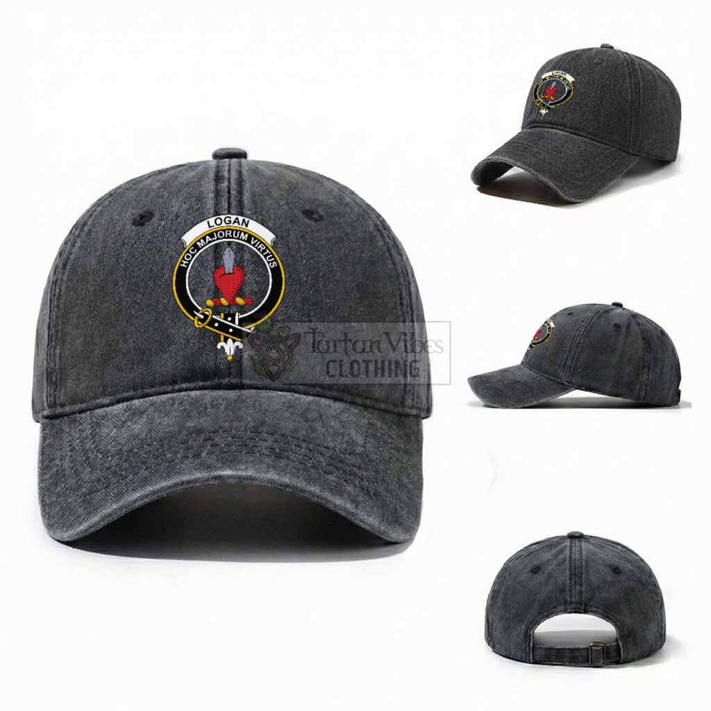 Logan Scottish Clan Crest Washed Baseball Cap