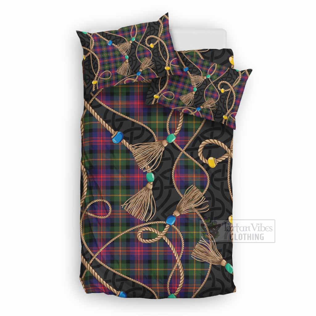 Logan Scottish Tartan Twisted Ropes Stylized Bedding Set UK Bedding Set UK Double 79*79 inch - Tartan Vibes Clothing