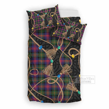 Logan Scottish Tartan Twisted Ropes Stylized Bedding Set UK Bedding Set UK Double 79*79 inch - Tartan Vibes Clothing