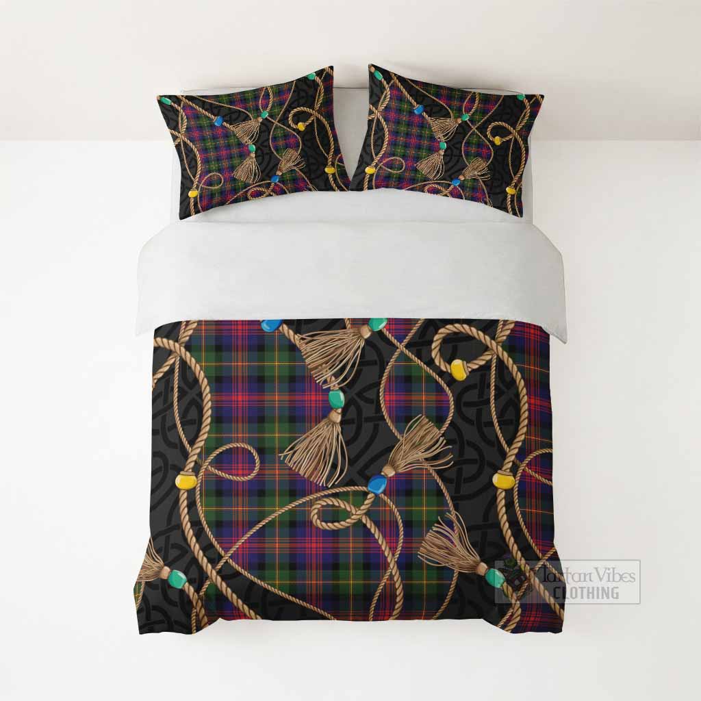 Logan Scottish Tartan Twisted Ropes Stylized Bedding Set - Tartan Vibes Clothing