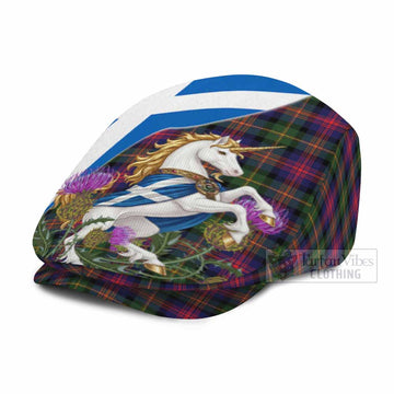 Logan Scottish Tartan Unicorn Heritage Flat Cap, Jeff Cap