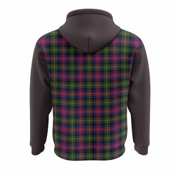 Logan Tartan Accent Hoodie with Family Crest