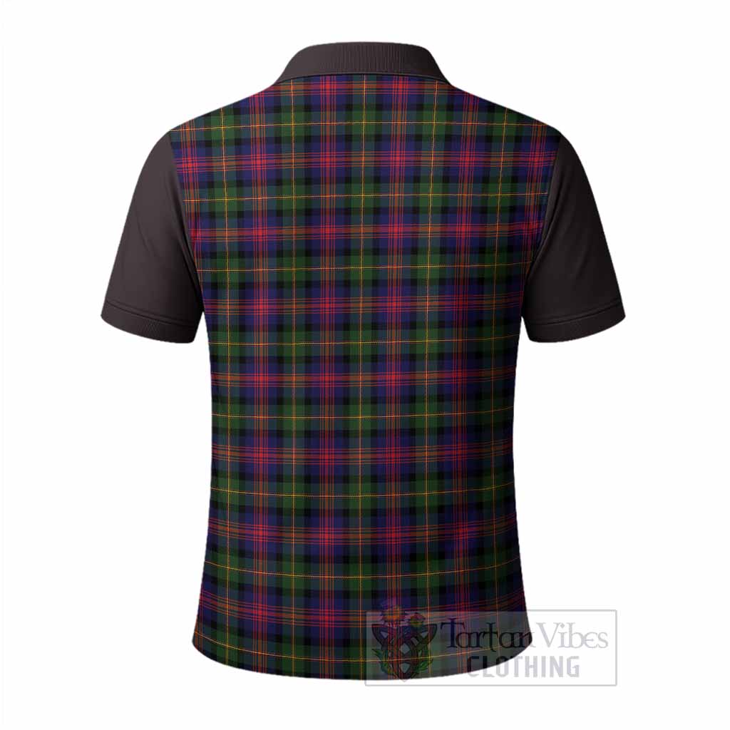 Logan Tartan Accent Polo Shirt with Family Crest
