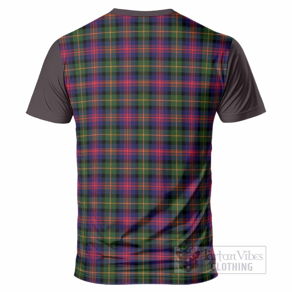 Logan Tartan Accent T-Shirt with Family Crest