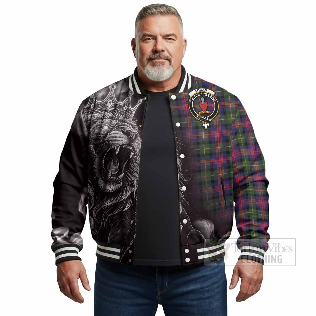 Logan Tartan Baseball Jacket Roaring Lion Heritage