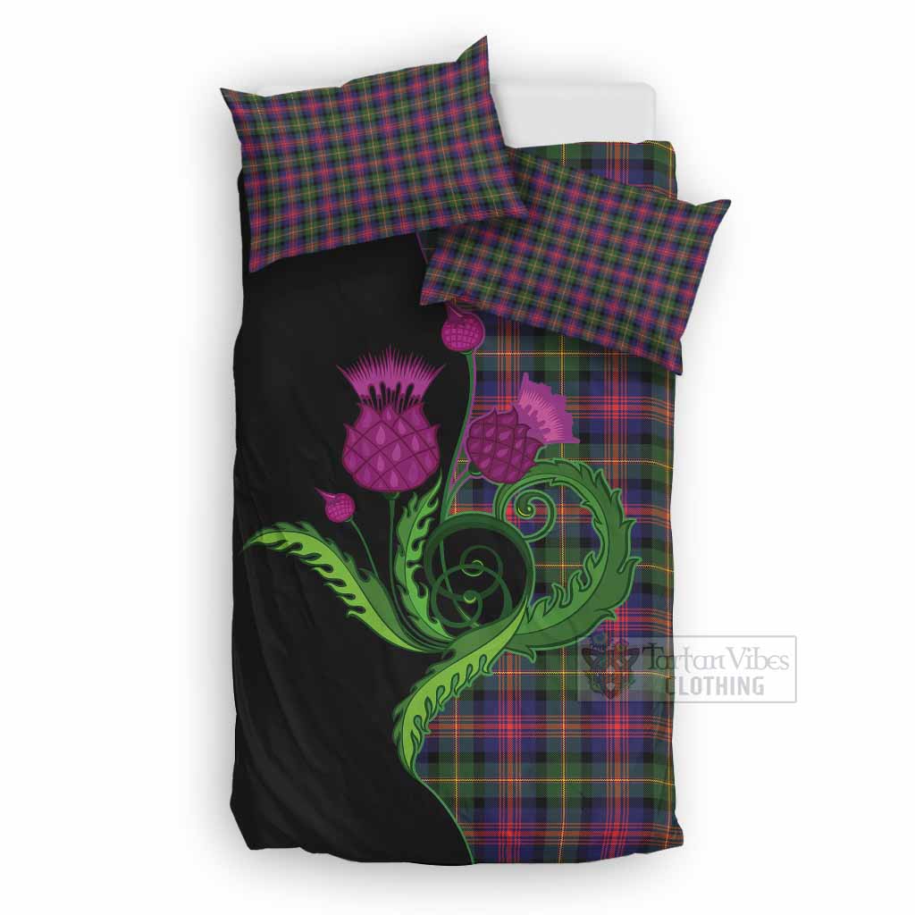 Logan Tartan Bedding Set Traditional Scottish Thistle UK Bedding Set UK Double 79*79 inch - Tartan Vibes Clothing
