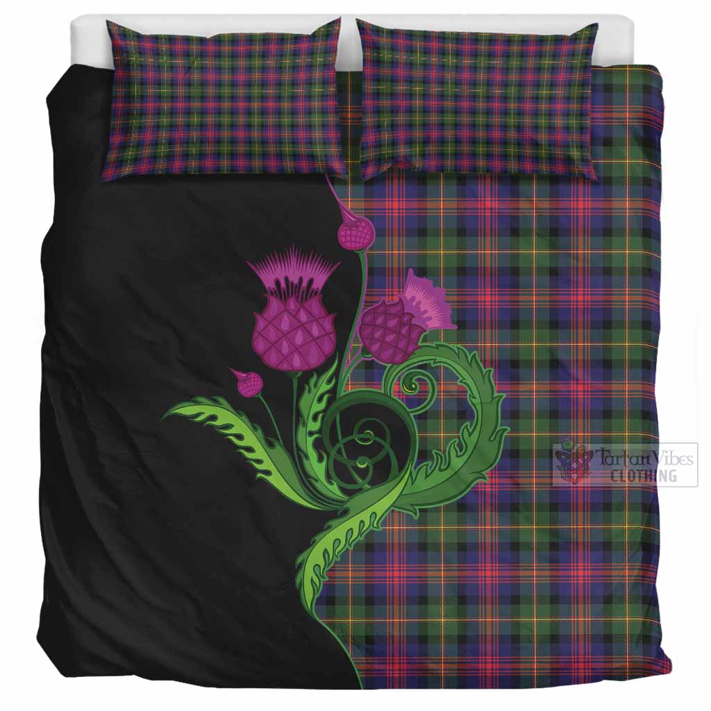 Logan Tartan Bedding Set Traditional Scottish Thistle UK Bedding Set UK Super King 104*94 inch - Tartan Vibes Clothing